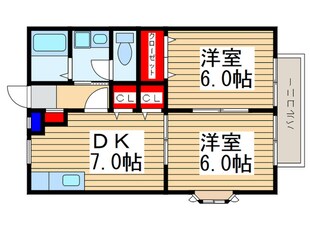 コンフォート川越の物件間取画像